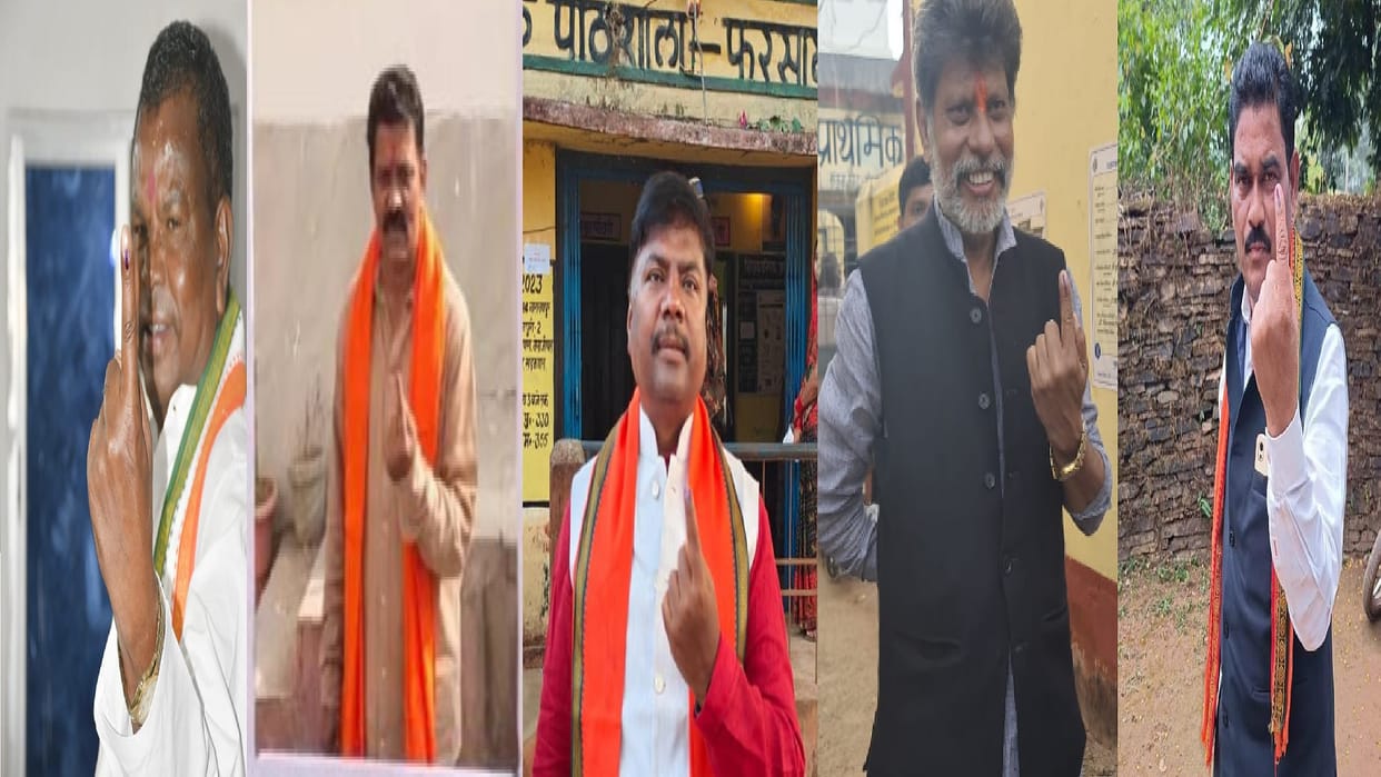 CG Election 2023: These BJP-Congress candidates cast their votes in first phase