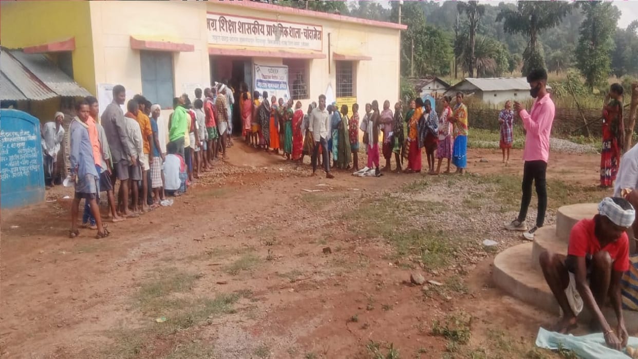 CG Election 2023: Voting celebration in Naxalites' Abhed kila, first time voting after independence