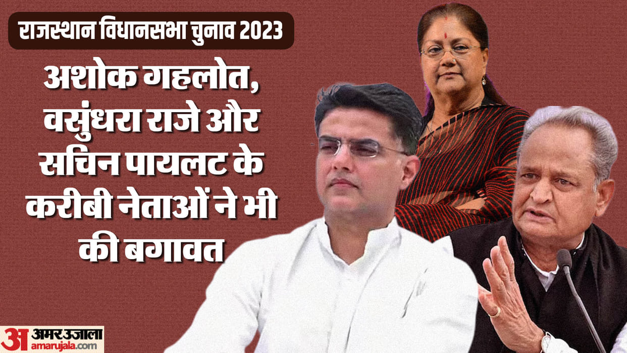 Rajasthan Election 2023 Rebellion Leaders Contesting from BJP vs Congress Political Equation for Assembly Seat