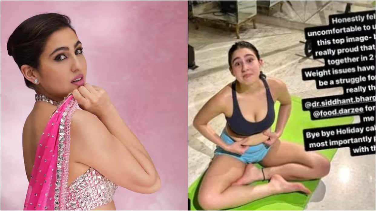 Sara Ali Khan shares uncomfortable image of her belly fat actress expresses pride in fitness journey