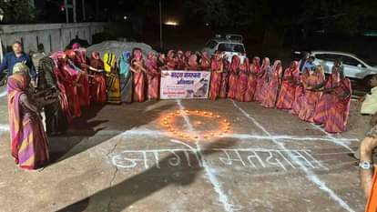 शिवपुर में चलाया गया मतदाता जागरूकता अभियान।