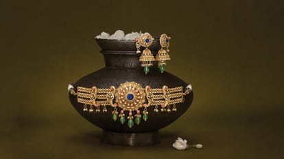 Celebrate Diwali with Tanishq Dharohar jewelery collection inherited craftsmanship brilliant skills of years