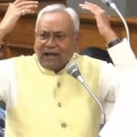 सदन में अपने बयान पर दुख प्रकट करते सीएम नीतीश कुमार।