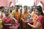 दीया कुमारी ने हनुमान मदिर में स्थापित की राम ज्योति(