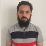 गिरफ्तार वजीउल्लाह।