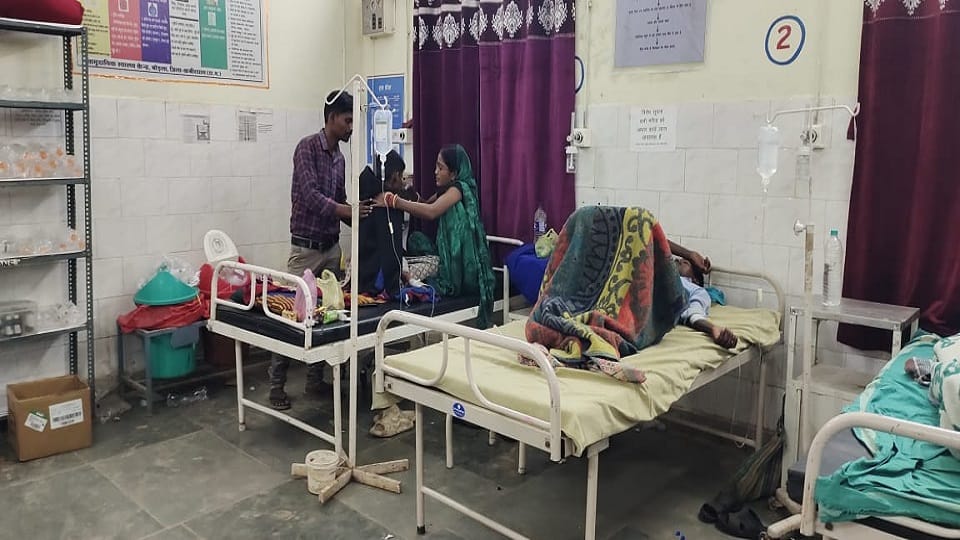 Diarrhea spread in Nagar Panchayat Bodla of the district one girl died 20 patients admitted to hospital in Kab