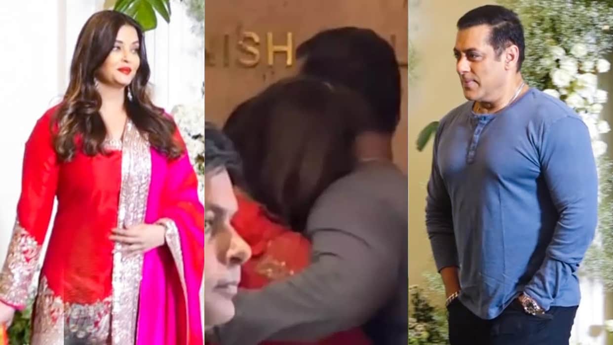 Salman Khan Tiger 3 actor Hugged Aishwarya Rai at Manish Malhotra Diwali Party in Viral Video know the truth