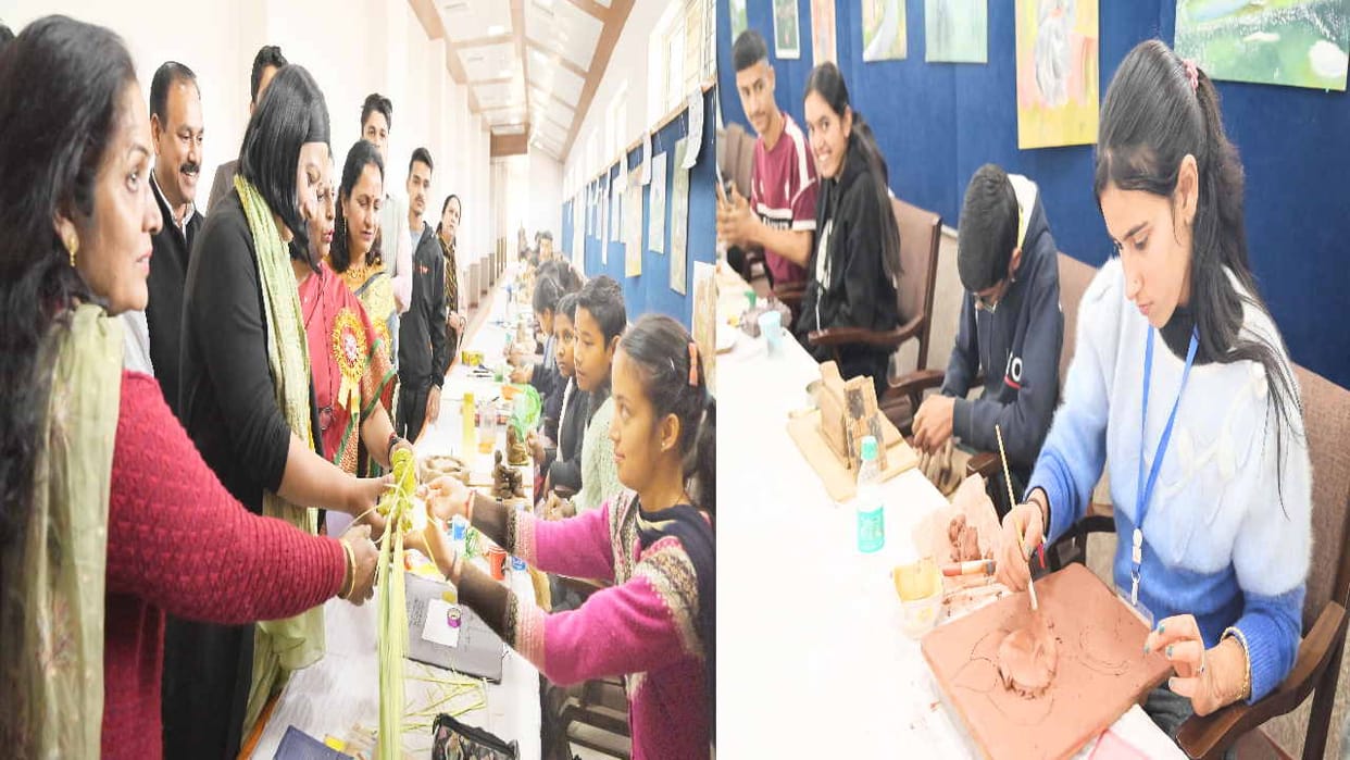 State level art festival begins in Mandi, 256 participants showing talent