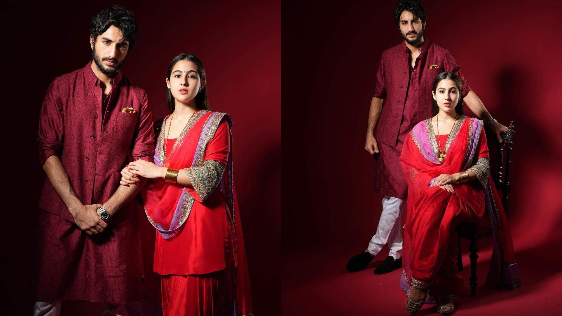 Bhai Dooj 2023 trendy outfit idea for brother and sister inspired by Bollywood siblings