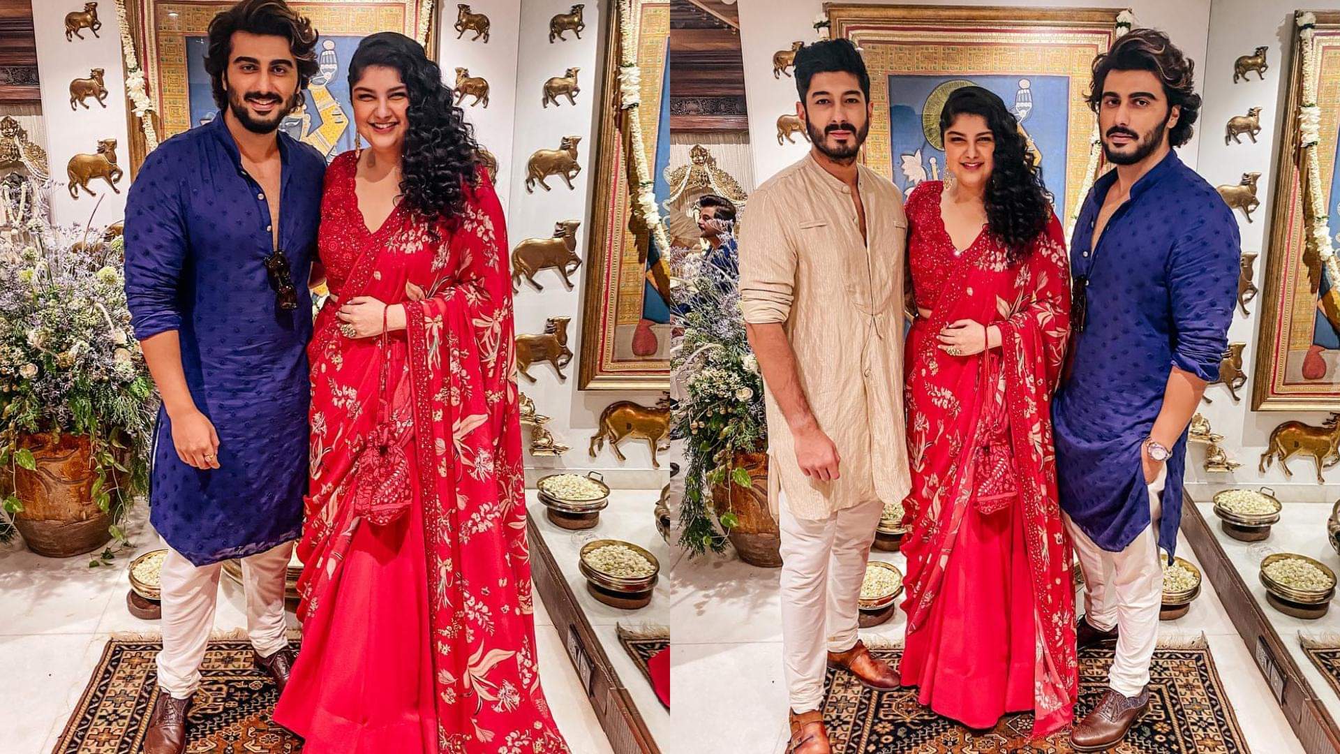 Bhai Dooj 2023 trendy outfit idea for brother and sister inspired by Bollywood siblings