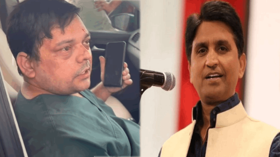 Kumar Vishwas security personnel assaulting doctor has surfaced video viral