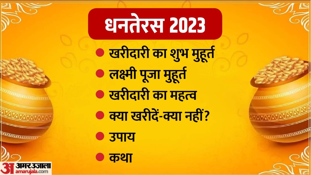 Dhanteras 2023 Date Shopping Time Puja Vidhi Shubh Muhurat Yog And Gold Buying Timing On Dhanteras