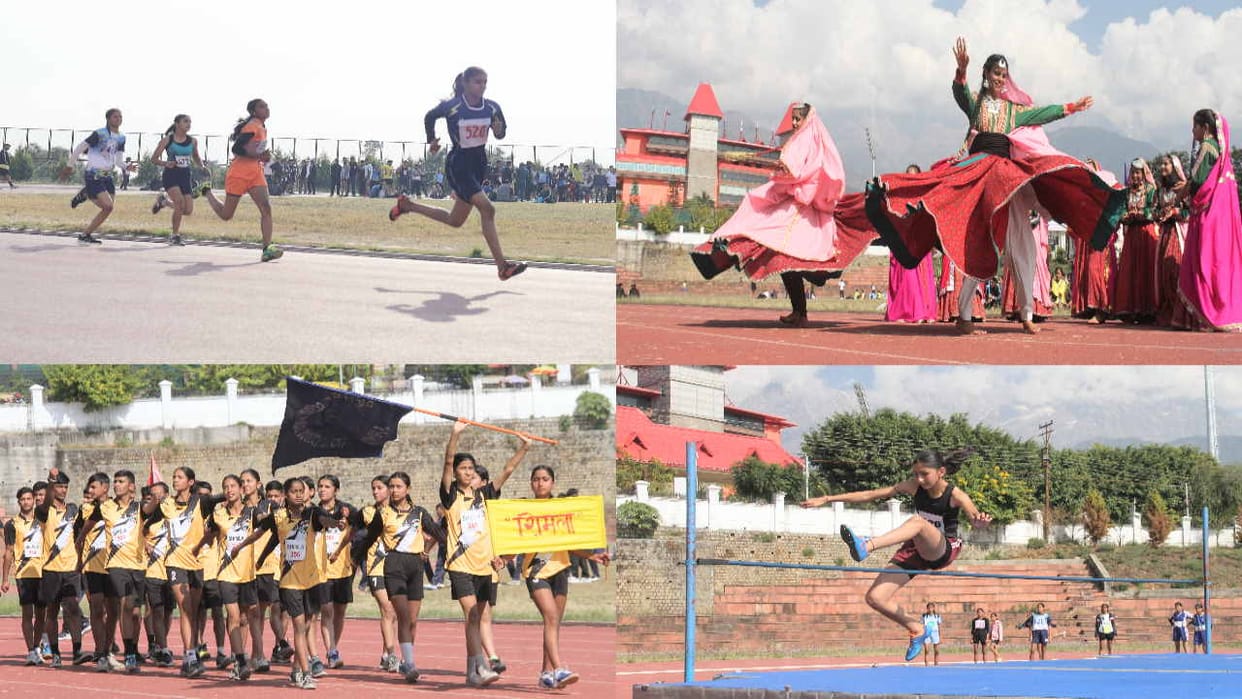 Dharamshala Athletics Competition: Ishant and Tanvi of Hamirpur stand first in Athletics Competition1500 meter