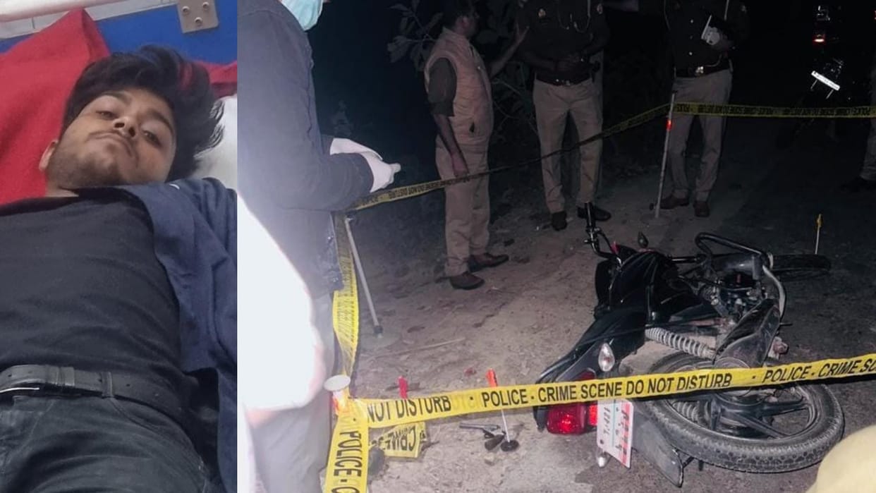 Chain snatcher arrested in Ambedkar nagar after encounter with police.