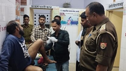 Lalitpur: पुलिस मुठभेड़ में शातिर बदमाश के पैर में लगी गोली, जिला अस्पताल रेफर Vicious criminal shot in leg in police encounter