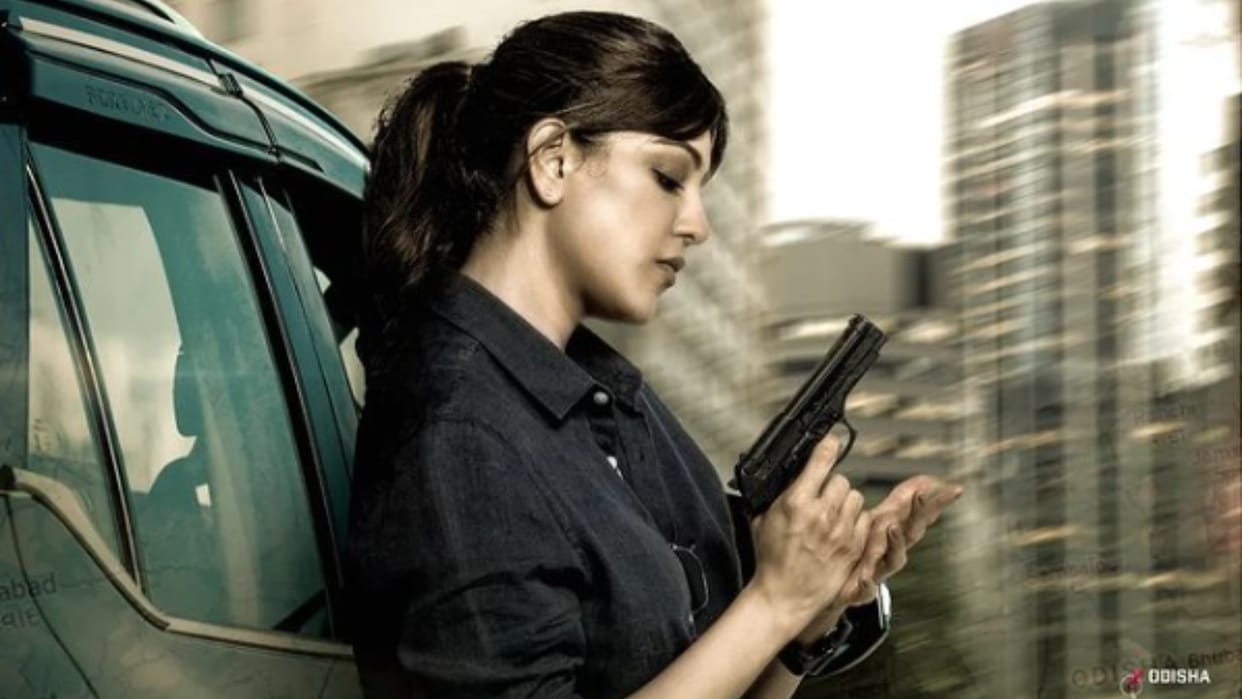 Satyabhama Kajal Aggarwal shares her first look From action film Fierce Cop Avatar know teaser release date