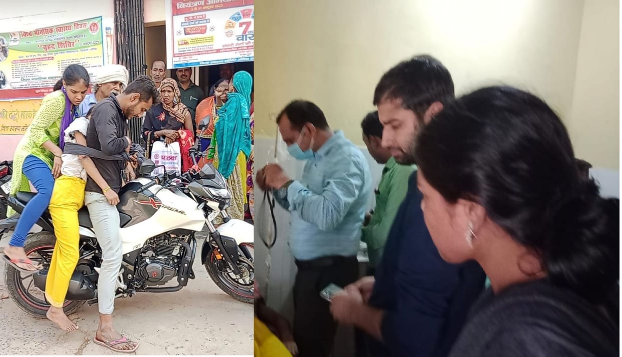 In Auraiya, arrangements were made to send dead bodies with only two vehicles, lot of carelessness happening