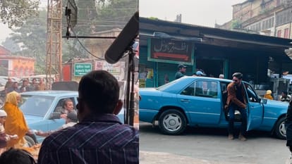 Dharmendra film shooting in Lucknow.