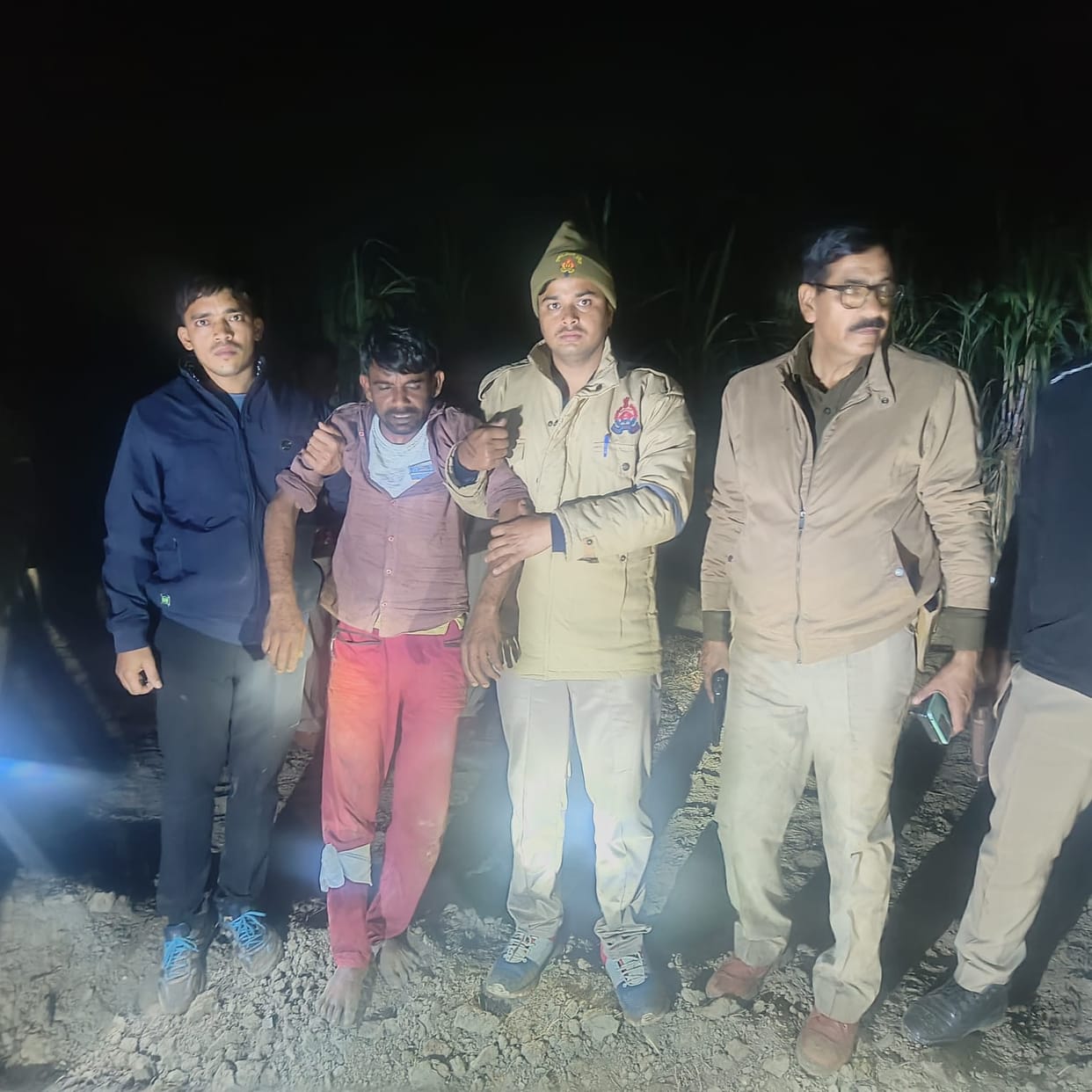 Muzaffarnagar: One cow injured in encounter, meat recovered, two women also arrested