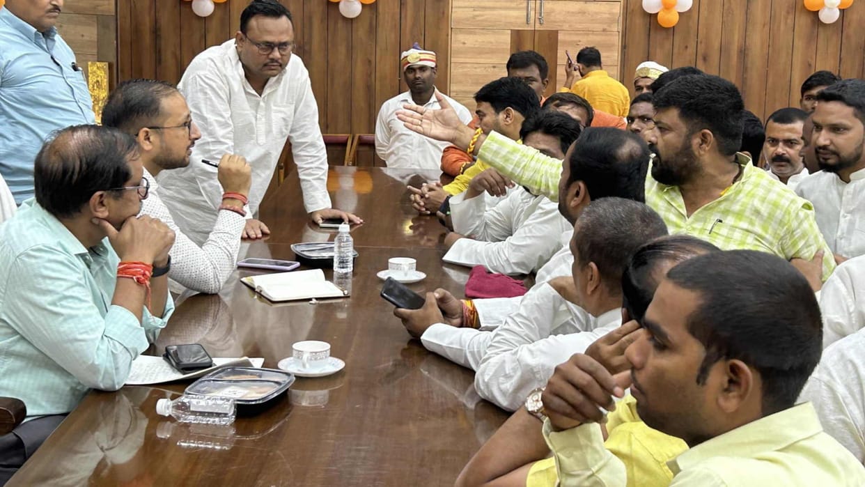 lot of commotion in preparation meeting of Municipal Corporation regarding festivals