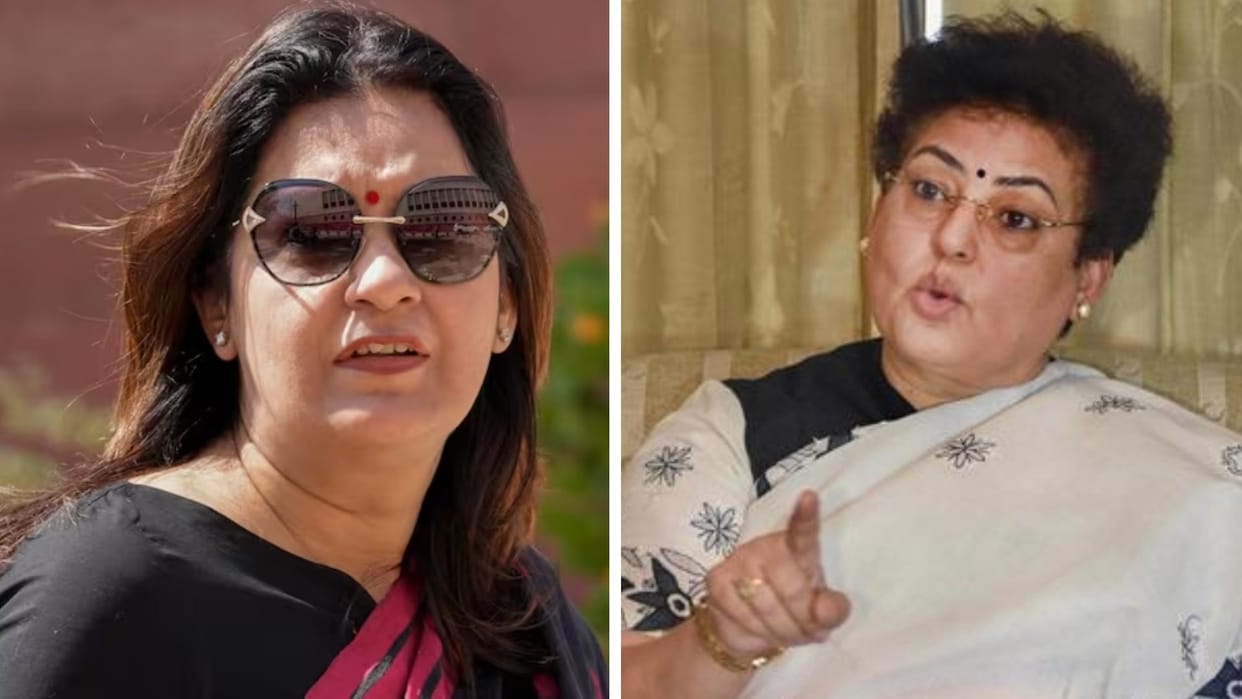 War of words between NCW chief and Priyanka Chaturvedi over Nitish Kumar's remarks on women