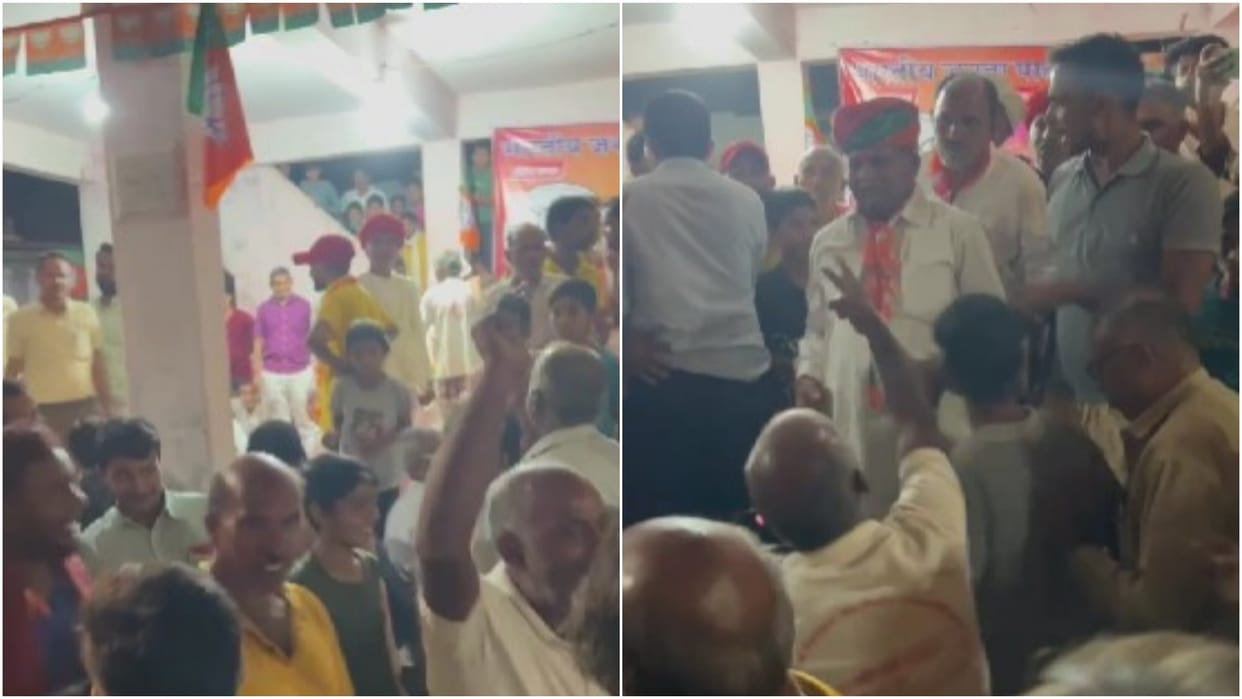 Rajasthan Election 2023: Villagers protest against BJP candidate Samaram Garasia in Sirohi