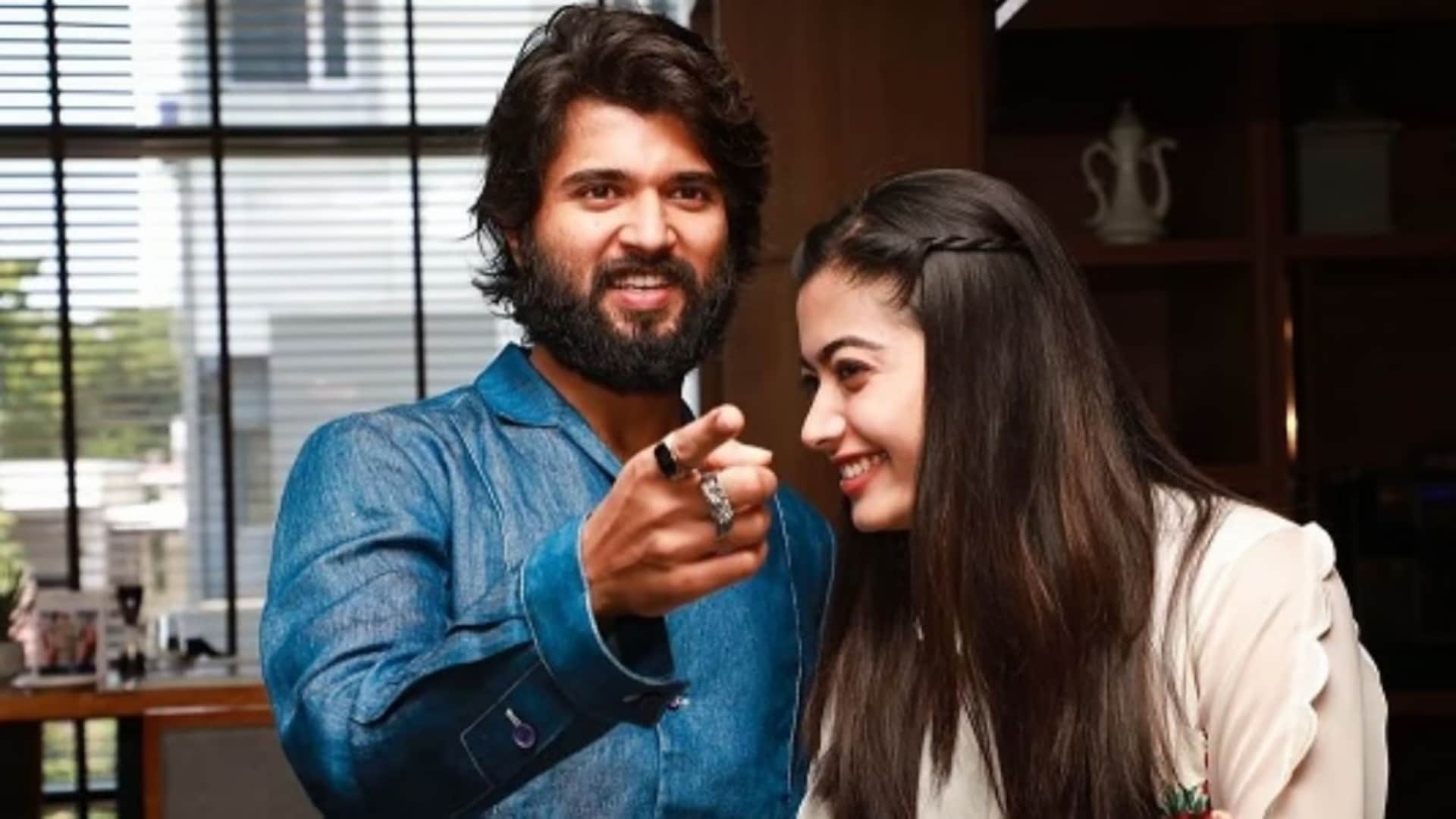 Vijay Deverakonda and Rashmika Mandanna are in UAE for Animal film Actress Birthday Celebration