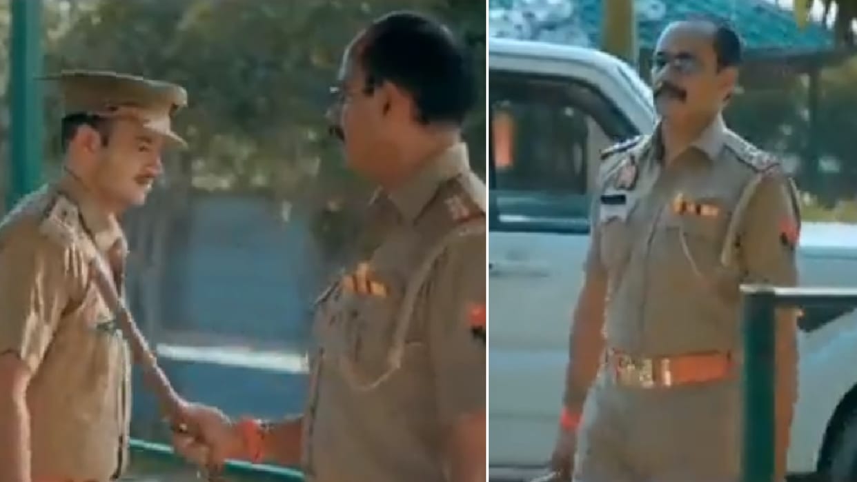Reel made in uniform of inspector in charge of Kotwali Sector 126 in Noida goes viral