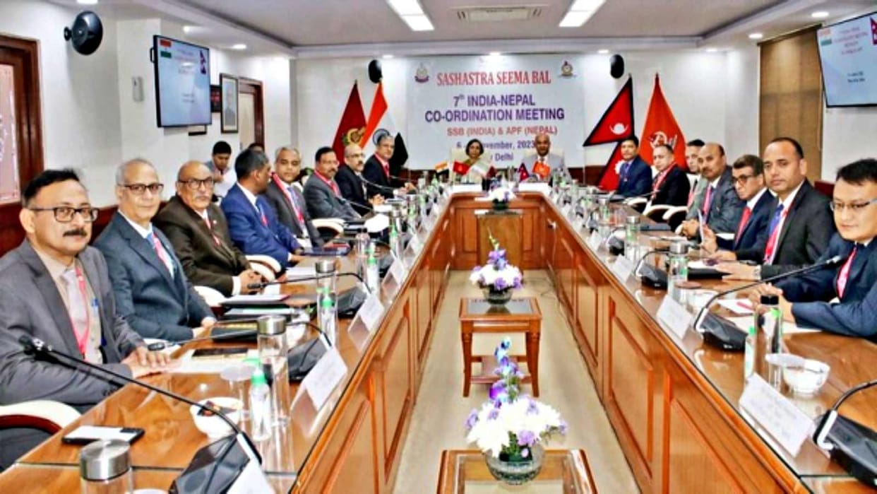 India Nepal border forces bilateral security efforts SSB Armed Police Force