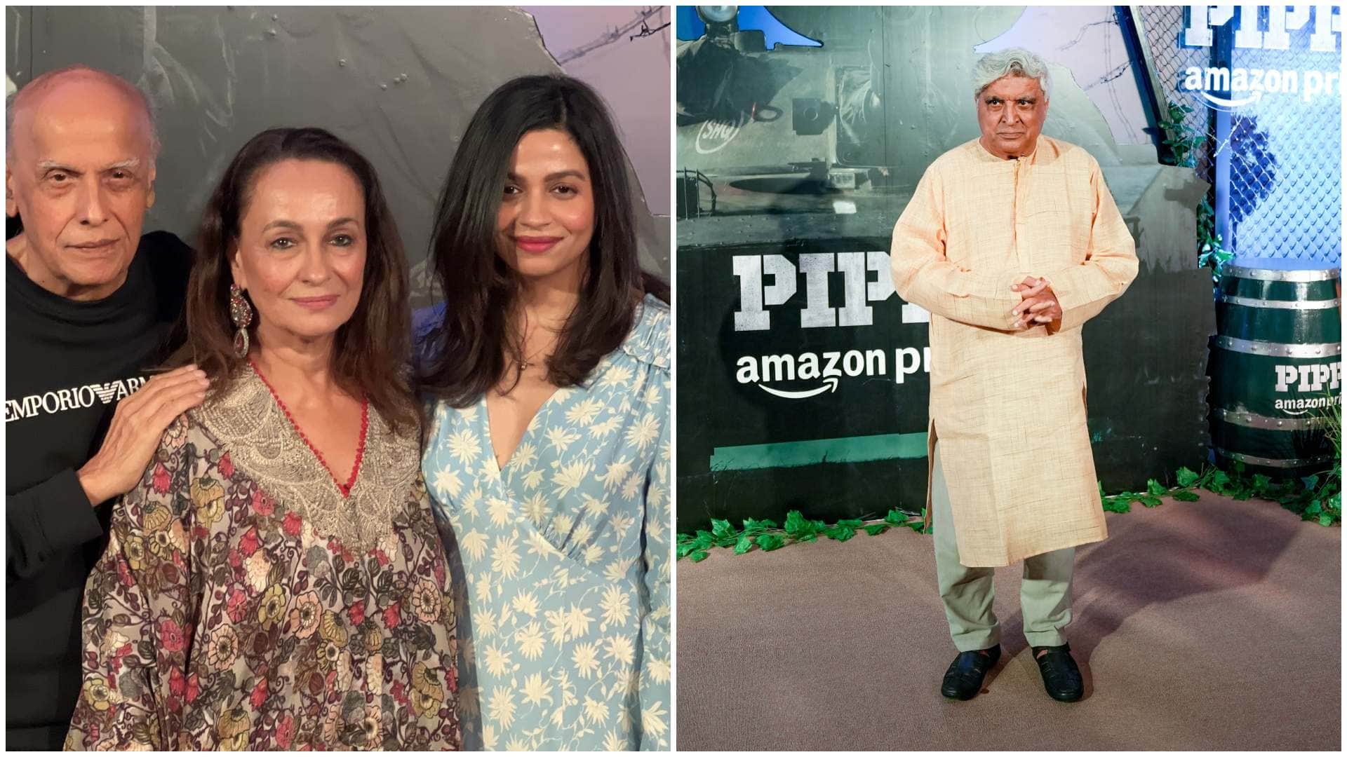 Star Studded Blue Carpet of Of Highly Anticipated War Drama Pippa Ishaan Khattar Soni Razdan Film