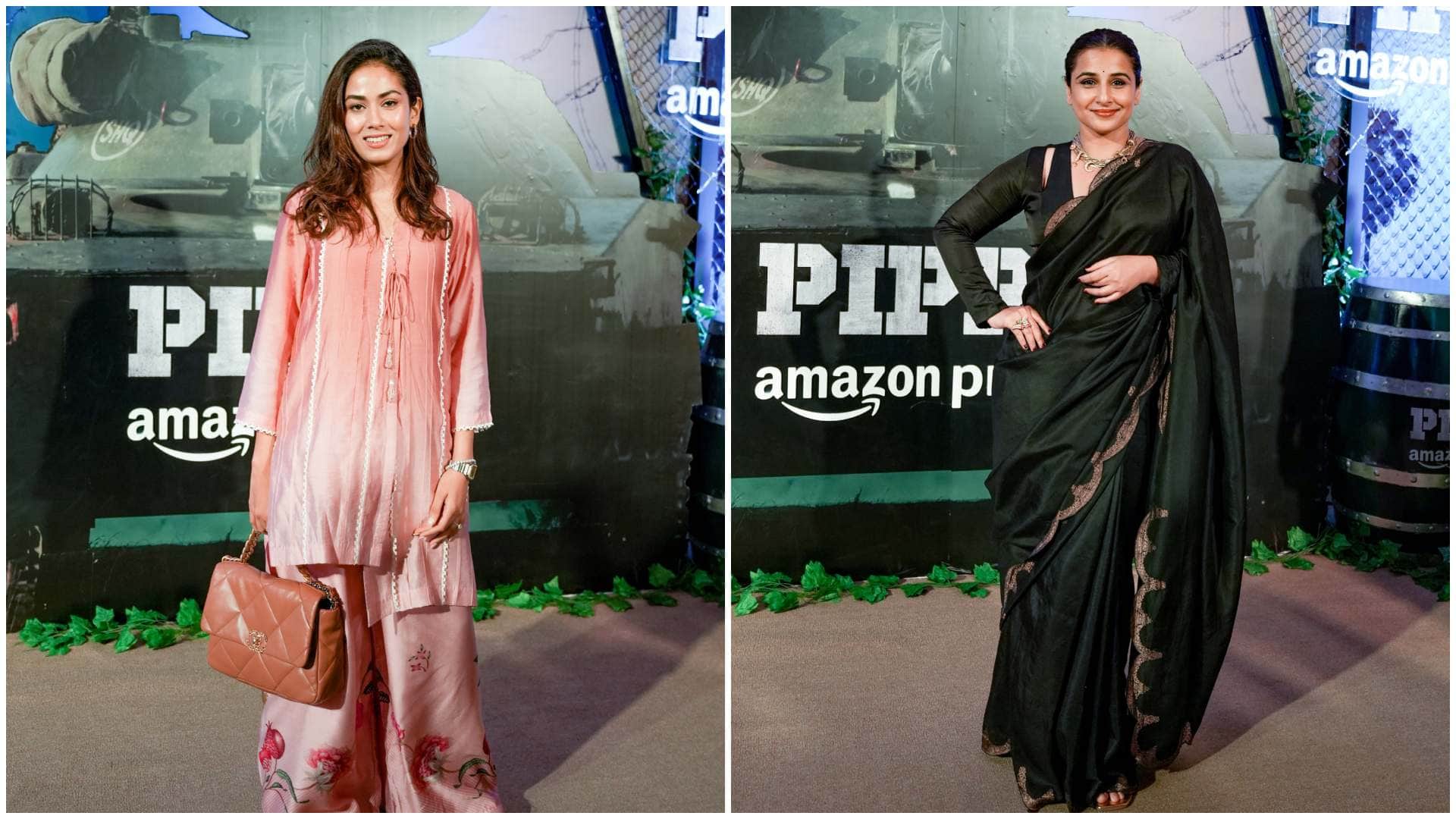 Star Studded Blue Carpet of Of Highly Anticipated War Drama Pippa Ishaan Khattar Soni Razdan Film