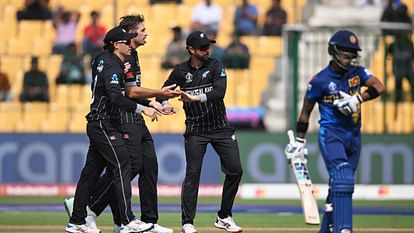 SL vs NZ Match highlights ICC 2023 World Cup New Zealand vs Sri Lanka Scorecard Ball by Ball Updates