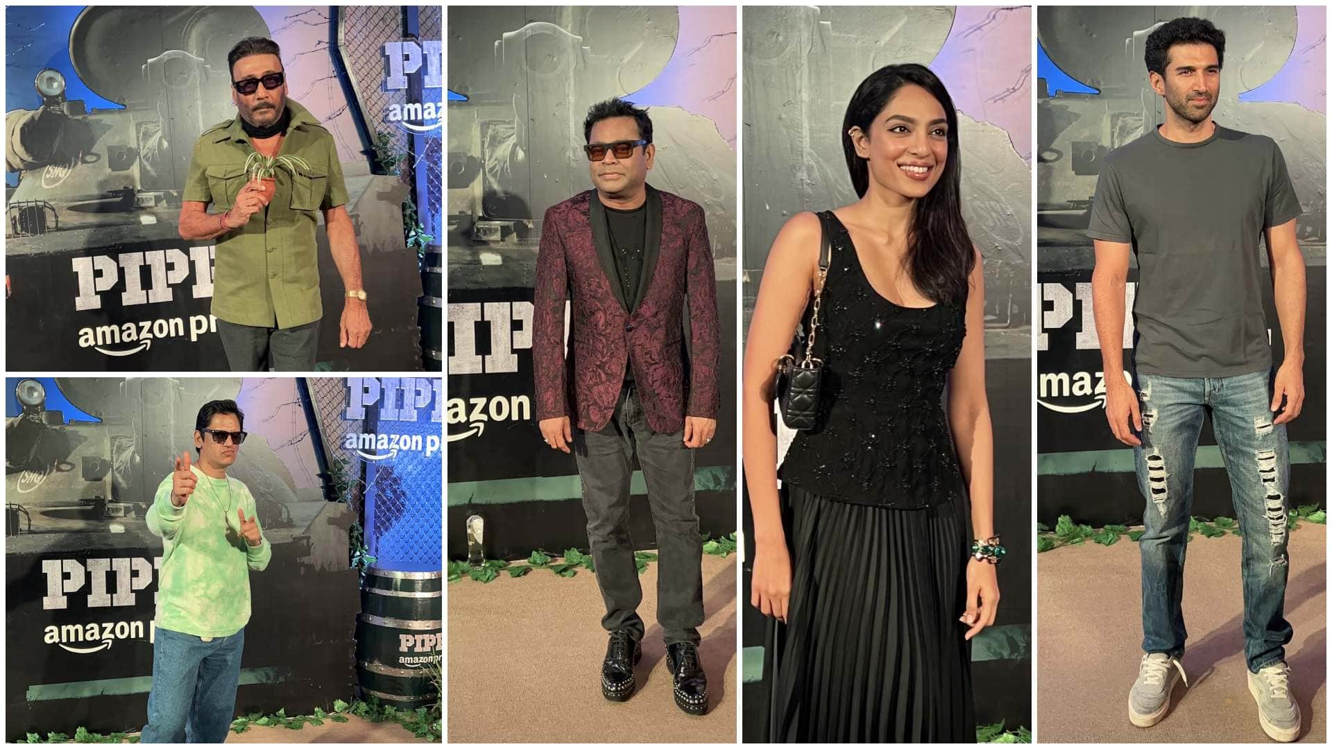 Star Studded Blue Carpet of Of Highly Anticipated War Drama Pippa Ishaan Khattar Soni Razdan Film