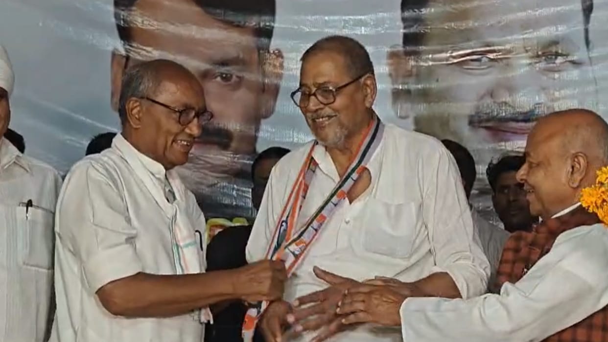 MP Election 2023:Former BJP leader Vijendra Tiwari joins Congress in Gwalior