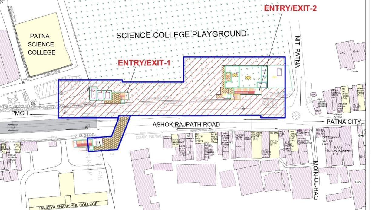 The underground metro station of the university will make the life of students easier