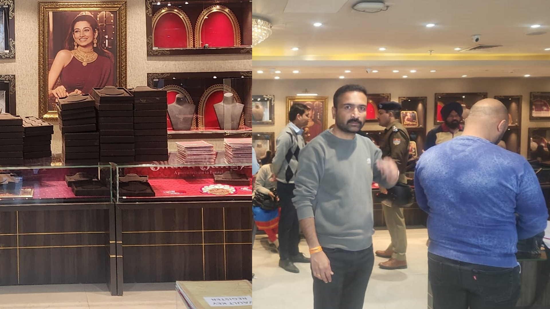 Robbery in Dehradun Four miscreants came posing as customers looted 20 Crore Rupees jewellery at gunpoint