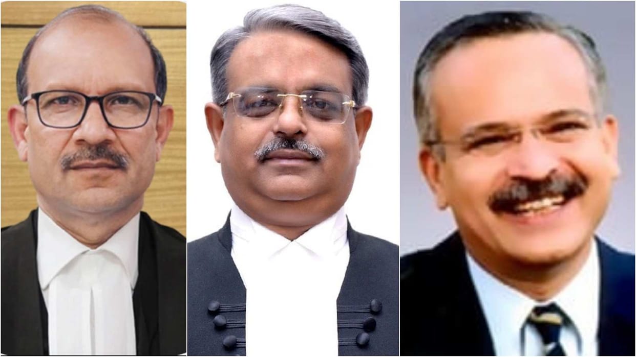 Supreme Court Judges Appointment Justices Satish Chandra Sharma Augustine George Masih Sandeep Mehta