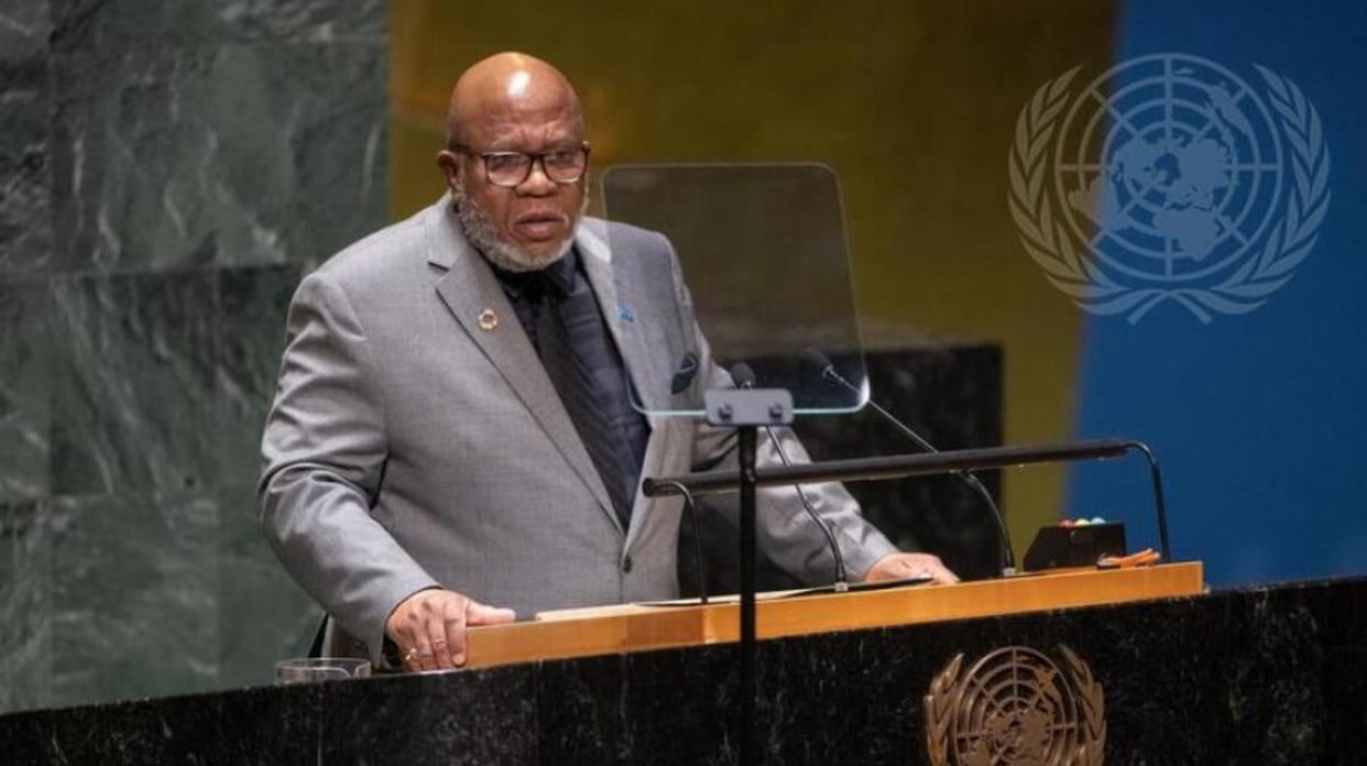 UN General Assembly President Dennis Francis said Hate has no place in the world