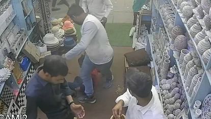 Shopkeeper beats boy with kicks for sitting on stool in shop in Agra