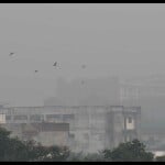 गोरखपुर में धुंध।