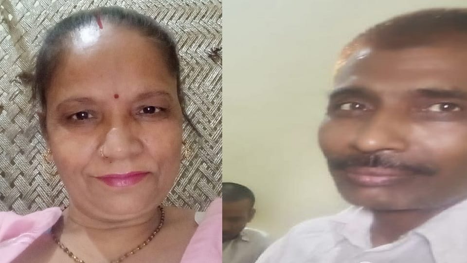 Roadways bus hits car on Agra Highway couple dies in accident in firozabad