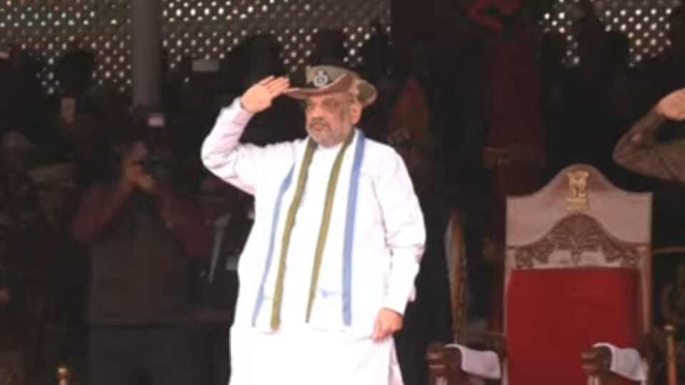 Dehradun News Home Minister Amit Shah attends ITBP Raising Day Parade