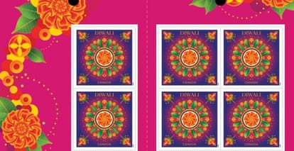 canada post issue new stamp to mark diwali parliament hill programs pm justin trudeau