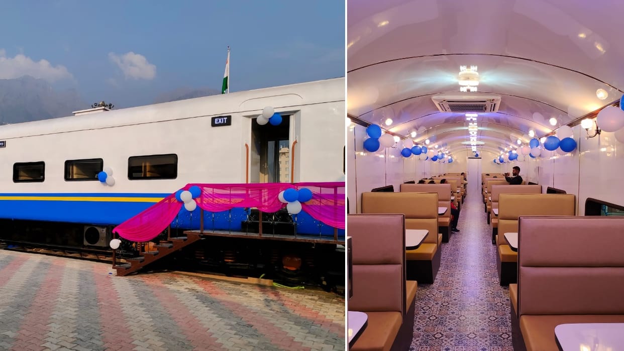 Rail coach restaurant started at Katra railway station