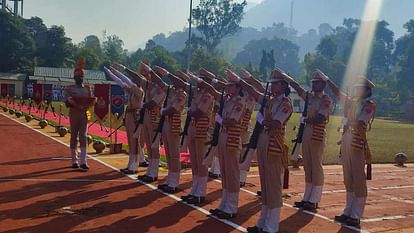 SSB Convocation in Srinagar Garhwal Uttarakhand 11 passout Sub Inspector got Medals