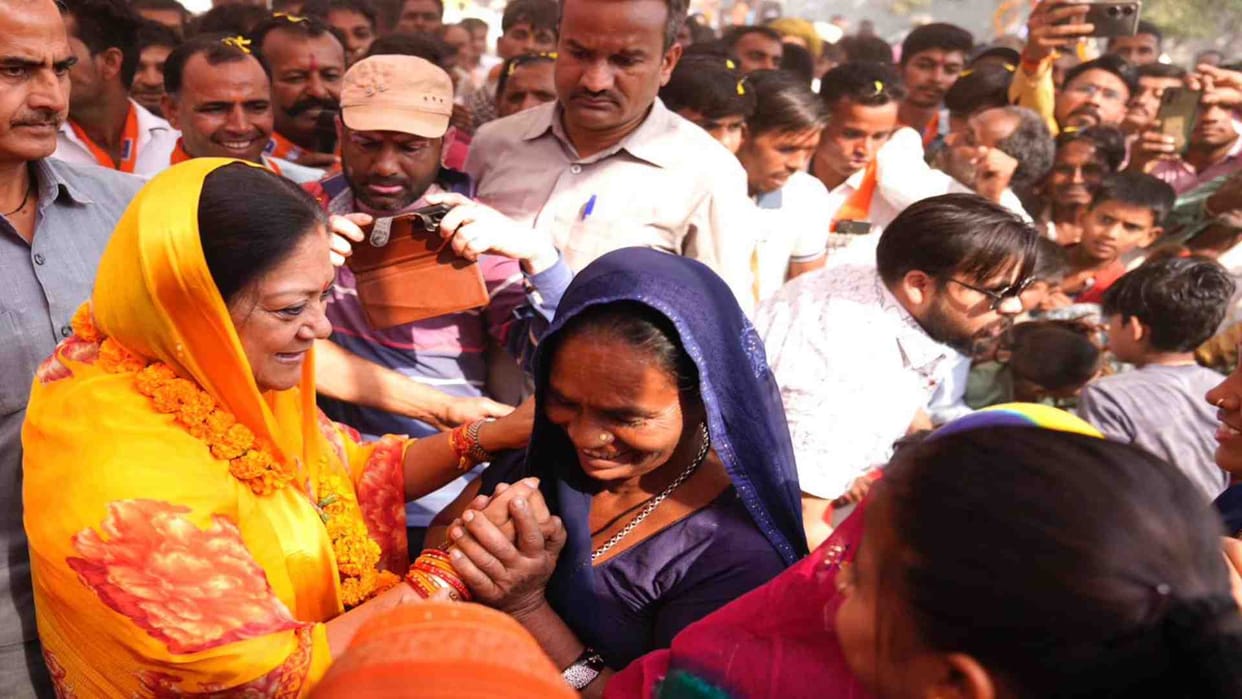 Rajasthan Election 2023: Vasundhara Raje verbally attacks Congress