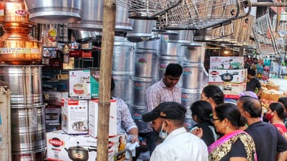 Dhanteras today market all set for shopping