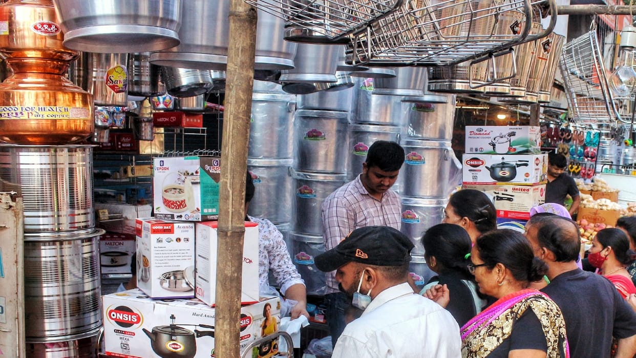 Dhanteras today market all set for shopping
