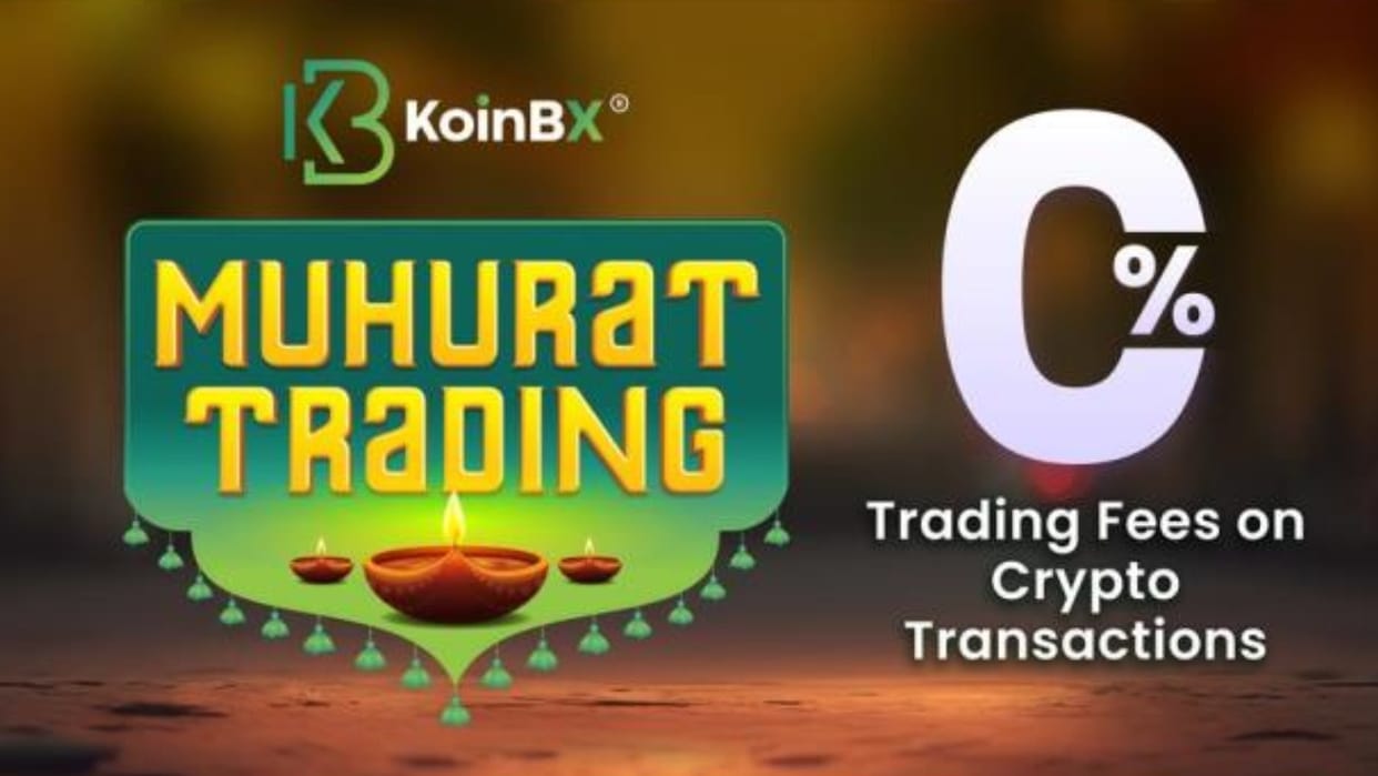 KoinBX brightens up Diwali with zero-fee muhurat trading on crypto trading