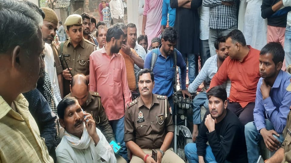 young man committed suicide by consuming poison angry family members created ruckus at police post